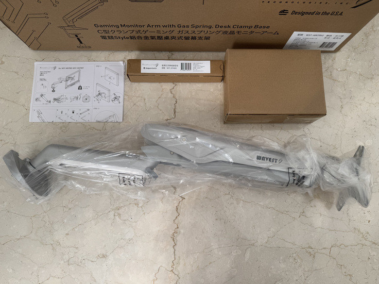 點我看大圖 極簡質感與靈活操作兼具|威士波電競Style 鋁合金氣壓桌夾式螢幕支架開箱實測