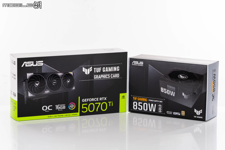 ASUS TUF GeForce RTX 5070 Ti O16G GAMING 顯示卡開箱實測 以優異散熱性能帶來效能加值的超頻卡選擇