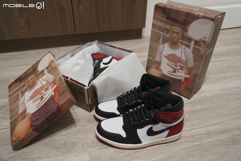 Air Jordan 1 High OG Black Toe 黑腳趾 開箱