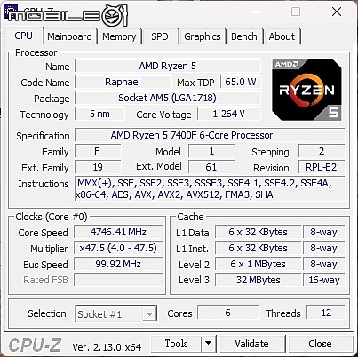 點我看大圖 Ryzen 5 7400F 最佳拍檔 PRIME B840M-A CSM 開箱