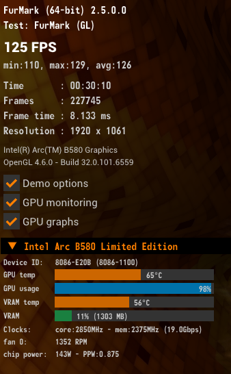 昨天花了8990元買了Intel ARC B580原廠限量版顯示卡（含開箱分享與測試）