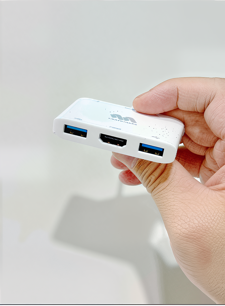 iPhone AV 影音轉接器可以外接USB keyboard, mouse, SSD, and camera/camcorder from Bohengliu (Jacky)
