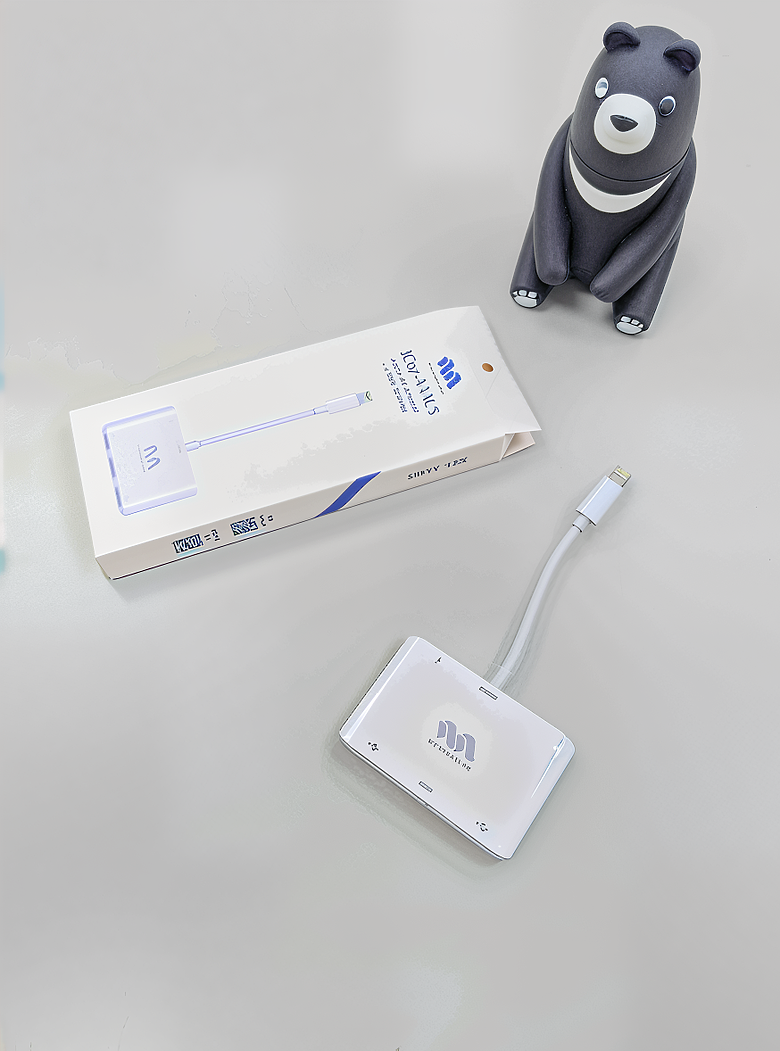 iPhone AV 影音轉接器可以外接USB keyboard, mouse, SSD, and camera/camcorder from Bohengliu (Jacky)