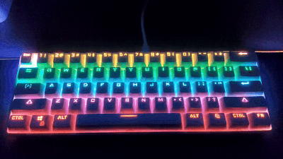 【開箱】61鍵 K649炫彩真機械有線鍵盤