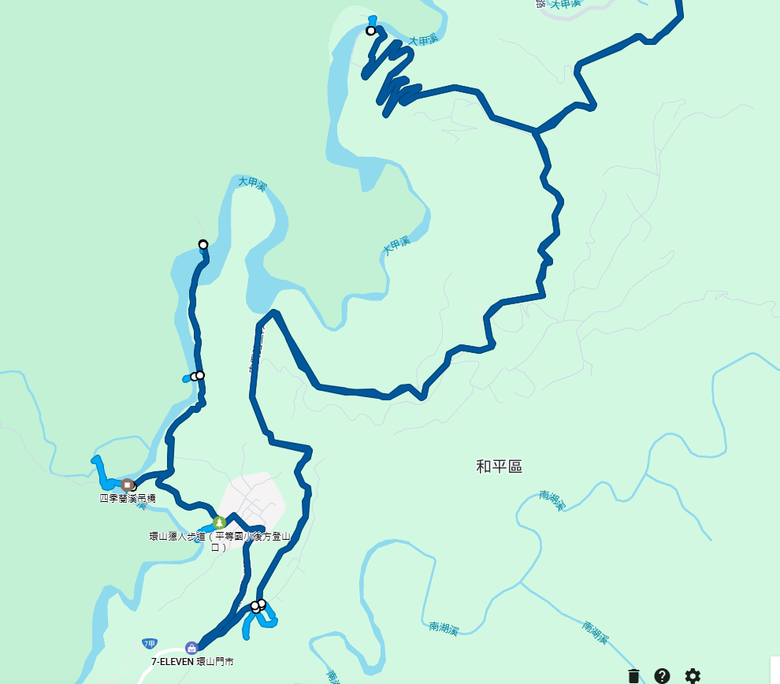台7甲線思源埡口看殘雪,環山周邊吊橋收集