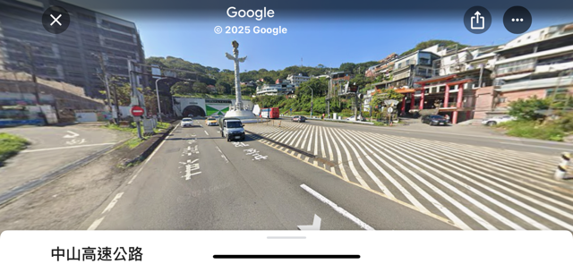 國道一號基隆端跟獅球路交叉口疑問