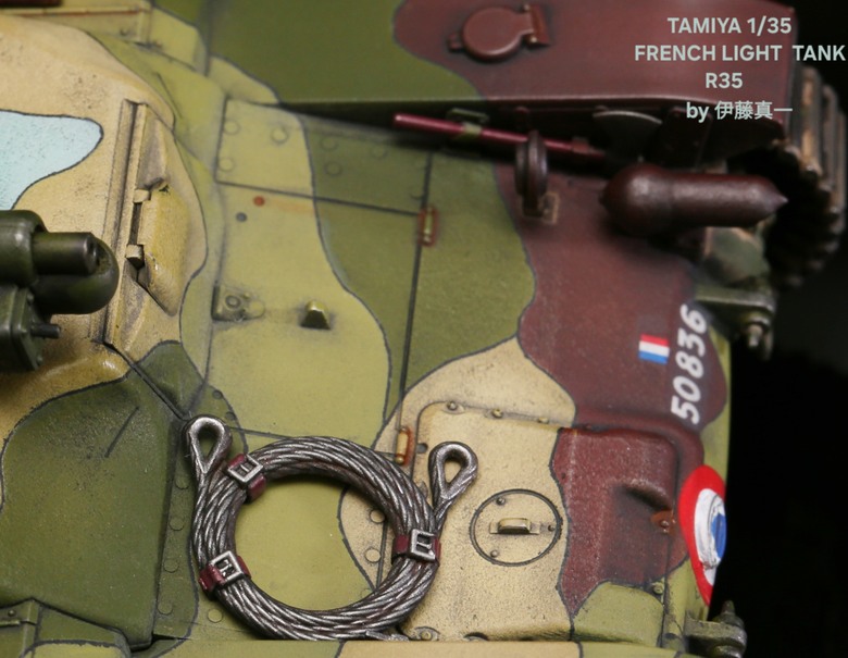 〔模型樣品製作〕TAMIYA 1/35 法國輕坦克 R35