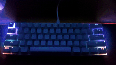 【開箱】61鍵 K649炫彩真機械有線鍵盤