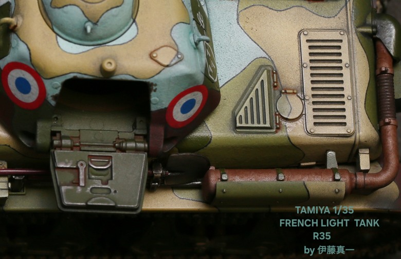 〔模型樣品製作〕TAMIYA 1/35 法國輕坦克 R35