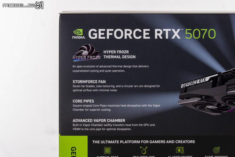 微星 GeForce RTX 5070 12G VANGUARD SOC 顯示卡開箱實測 以大型散熱設計帶來更低溫度壓制表現