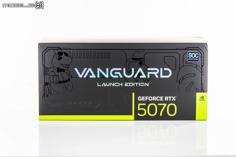 微星 GeForce RTX 5070 12G VANGUARD SOC 顯示卡開箱實測 以大型散熱設計帶來更低溫度壓制表現