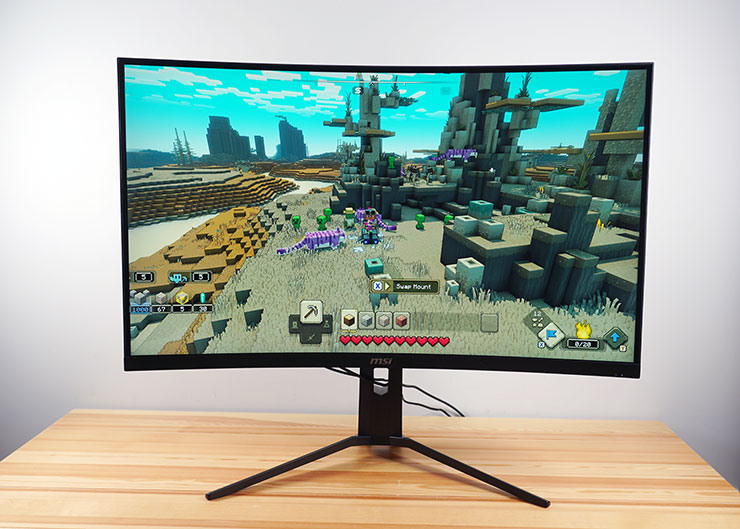 MSI MAG 321CUPDF 曲面電競顯示器開箱：4K 優異畫質、160Hz 高流暢度與曲面沉浸一次滿足，雙模顯示百搭各類遊戲！