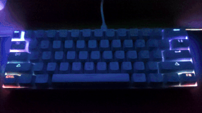 【開箱】61鍵 K649炫彩真機械有線鍵盤