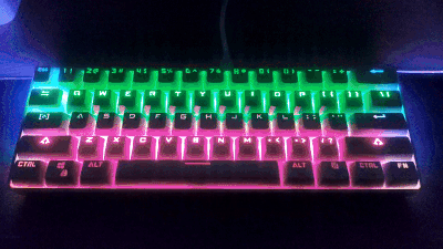 【開箱】61鍵 K649炫彩真機械有線鍵盤