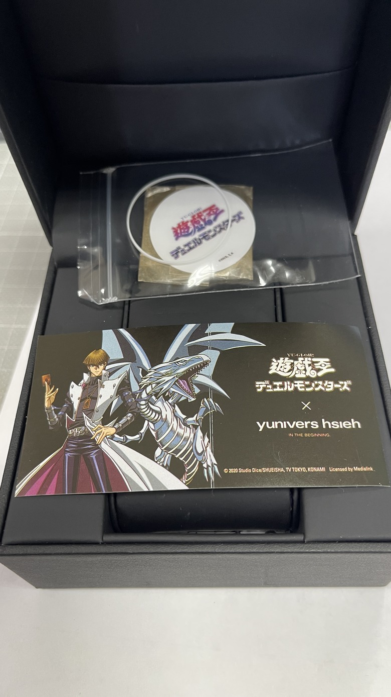 遊戲王聯名青眼白龍機械錶