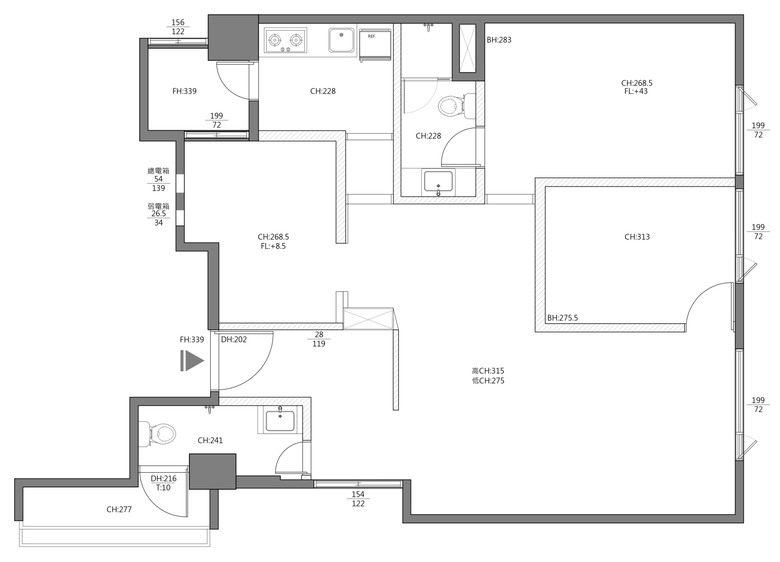 點我看大圖 【開箱】台北25坪舊屋翻新│奶油風新家│小屋換大屋