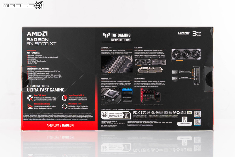 AMD Radeon RX 9070 XT 顯示卡開箱實測 戰鬥力爆表的 1440p CP 值效能王者