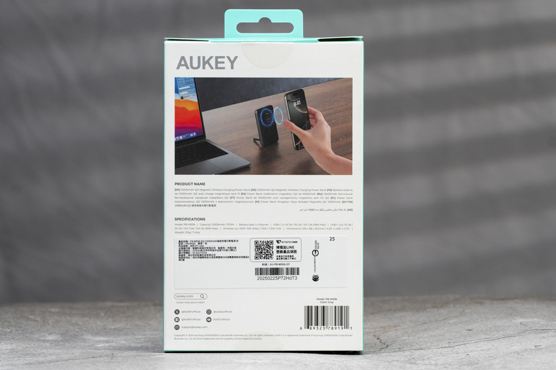 【開箱測試】AUKEY Qi2 10000mAh ( PB-MS06)磁吸無線行動電源