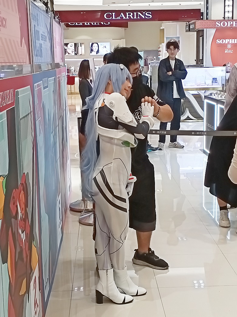 點我看大圖 新世紀福音戰士快閃店與 COSER 千尋 見面會