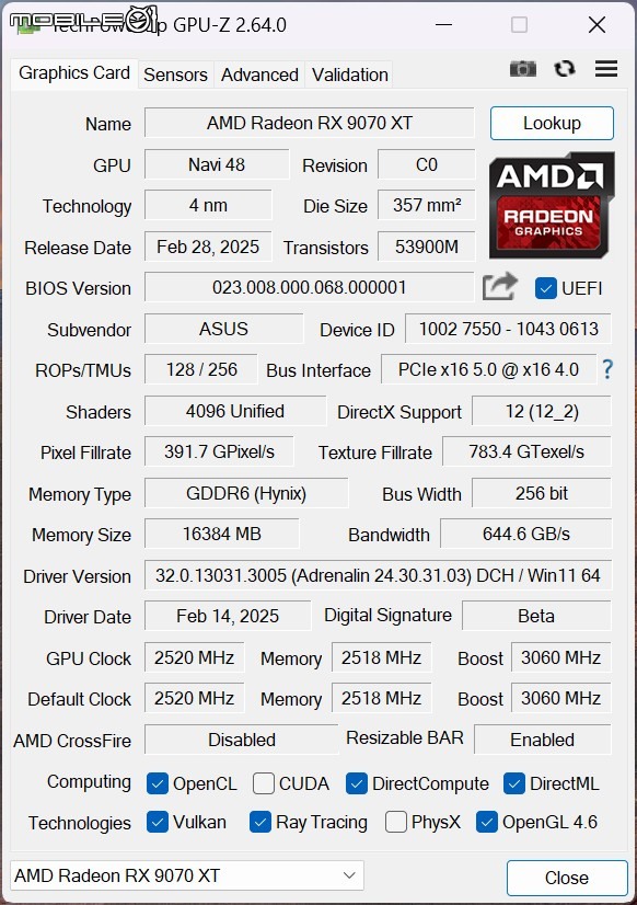 AMD Radeon RX 9070 XT 顯示卡開箱實測 戰鬥力爆表的 1440p CP 值效能王者