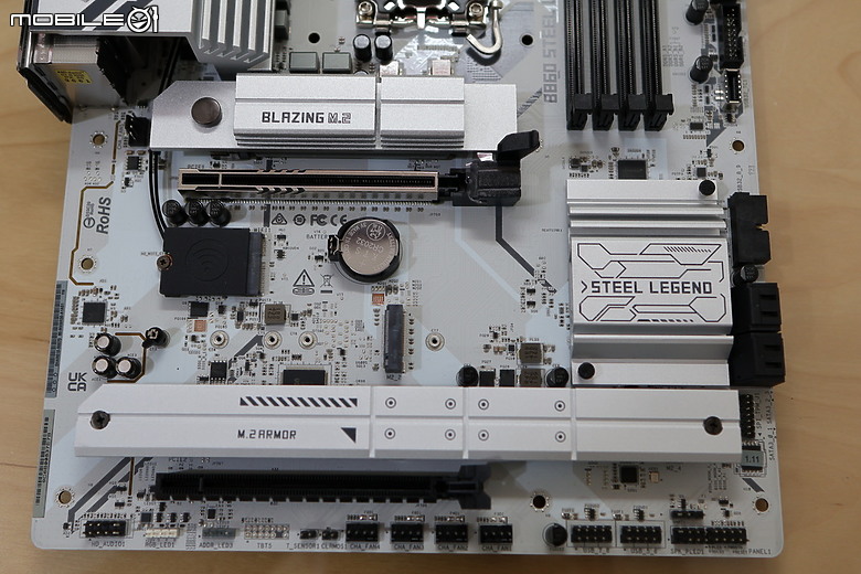 點我看大圖 高階用料美型白色 B860 Steel Legend WiFi 鋼鐵傳奇