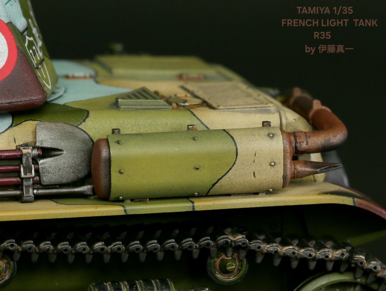 〔模型樣品製作〕TAMIYA 1/35 法國輕坦克 R35