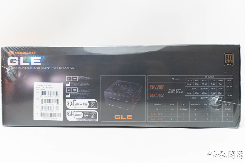 玩電的美洲獅，COUGAR GLE1000電供開箱