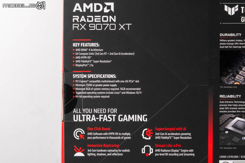 AMD Radeon RX 9070 XT 顯示卡開箱實測 戰鬥力爆表的 1440p CP 值效能王者