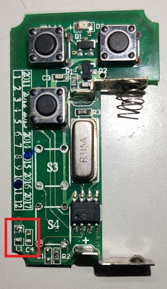詢問鐵捲門遙控器元件