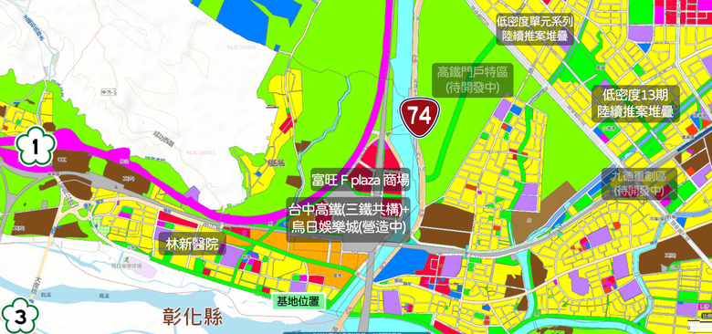 點我看大圖 🌟 烏日【2~4房新案】河景第一排 無限棟距 與雙公園為鄰 D-ONE 烏日娛樂城話題 交通便利增值宅 空拍分享