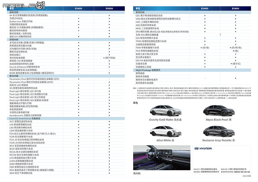 點我看大圖 【國內新訊】Hyundai Ioniq 5小改款、Ioniq 6新年式展開接單,預售價159.9萬元起!
