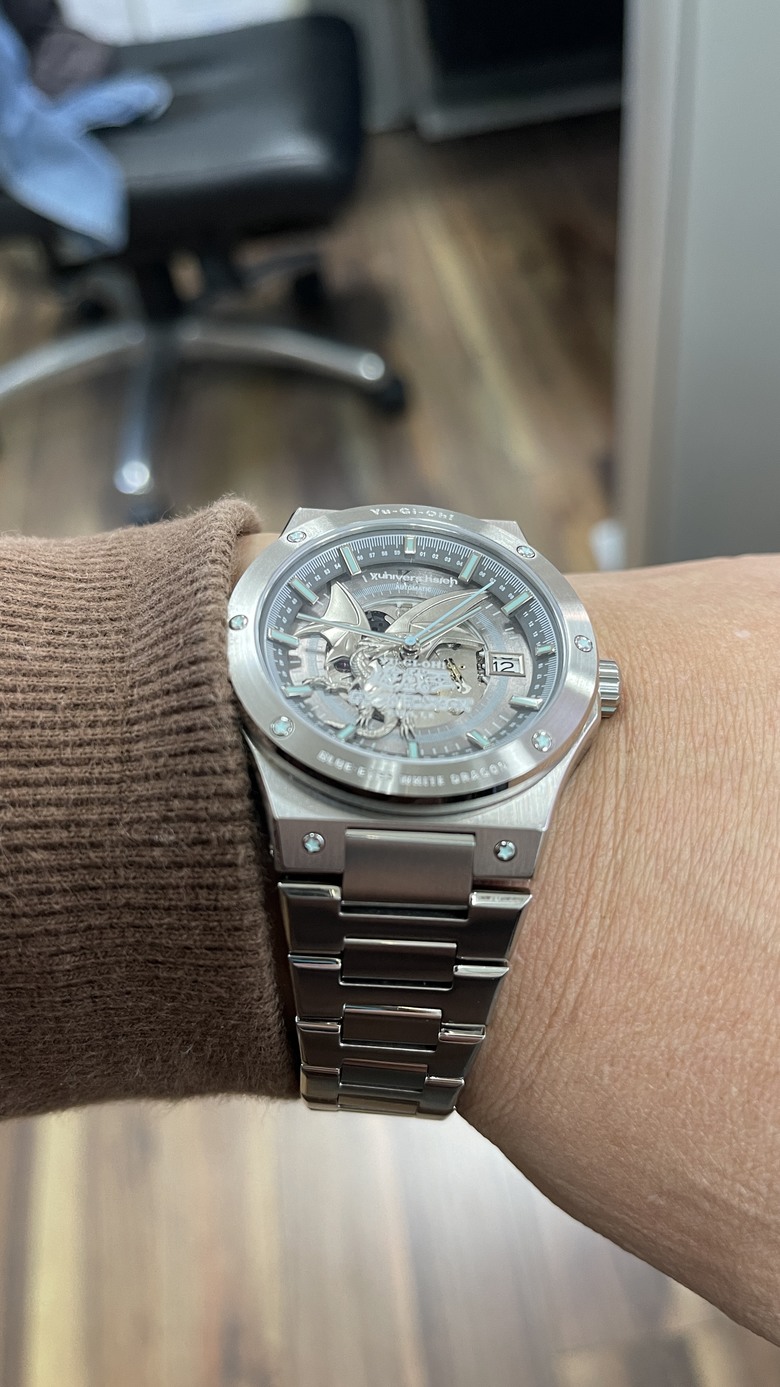 遊戲王聯名青眼白龍機械錶