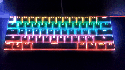 【開箱】61鍵 K649炫彩真機械有線鍵盤