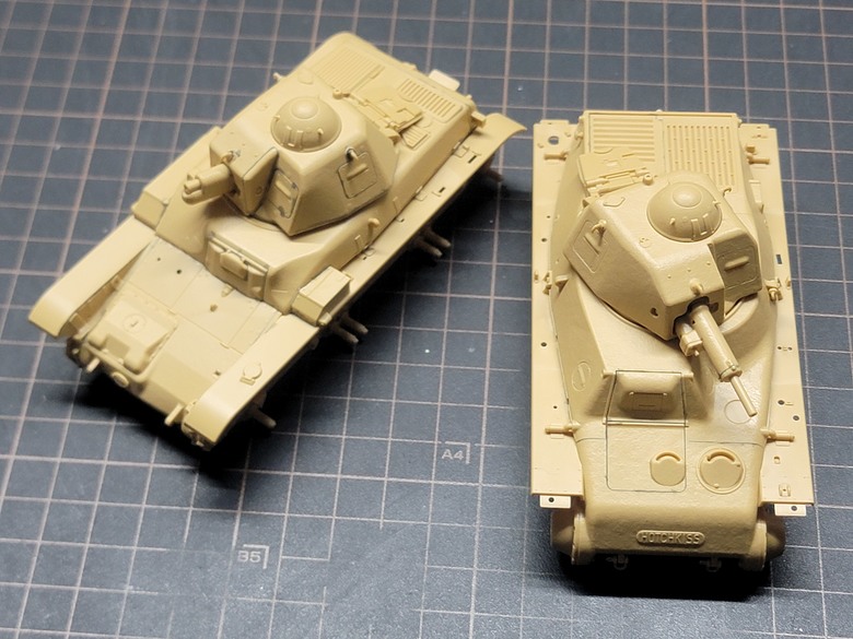 〔模型樣品製作〕TAMIYA 1/35 法國輕坦克 R35