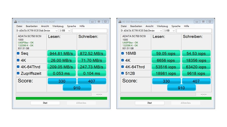 威剛 ADATA SC750 1TB External SSD實測開箱