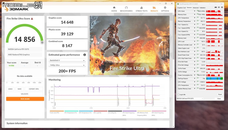 微星 GeForce RTX 5070 12G VANGUARD SOC 顯示卡開箱實測 以大型散熱設計帶來更低溫度壓制表現