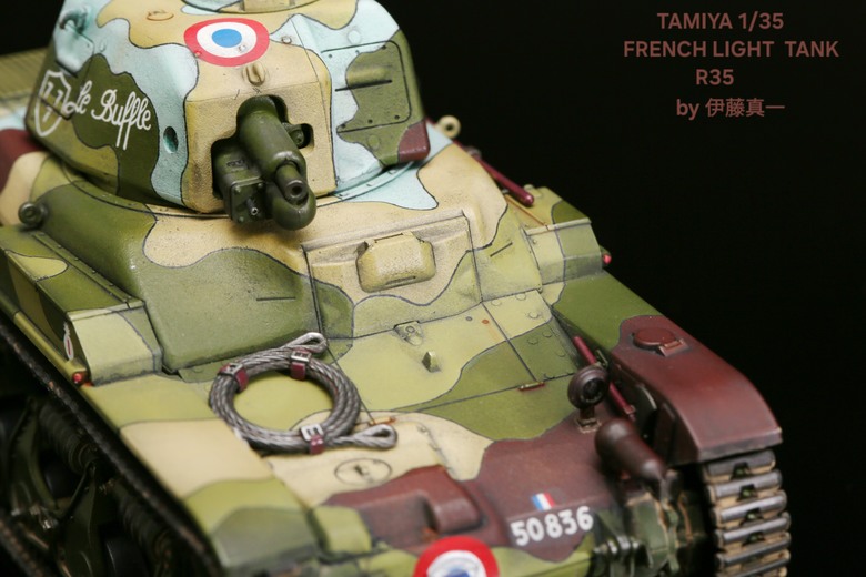 〔模型樣品製作〕TAMIYA 1/35 法國輕坦克 R35
