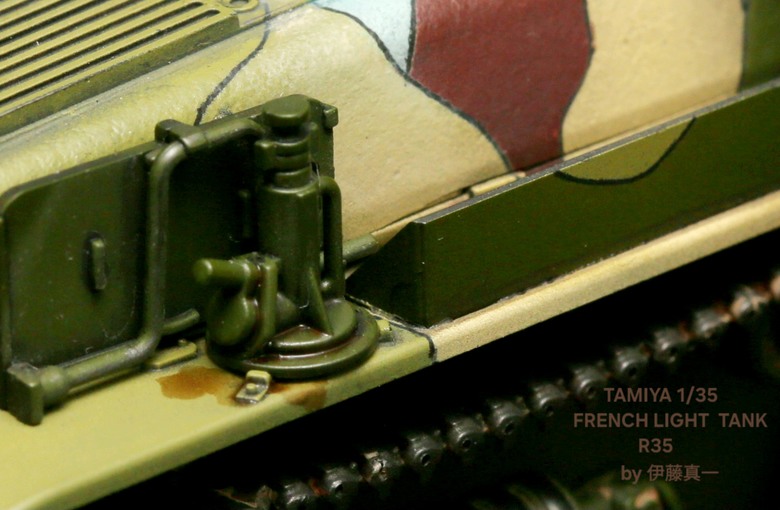 〔模型樣品製作〕TAMIYA 1/35 法國輕坦克 R35