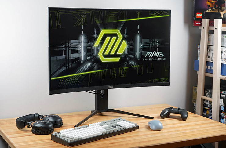 MSI MAG 321CUPDF 曲面電競顯示器開箱：4K 優異畫質、160Hz 高流暢度與曲面沉浸一次滿足，雙模顯示百搭各類遊戲！