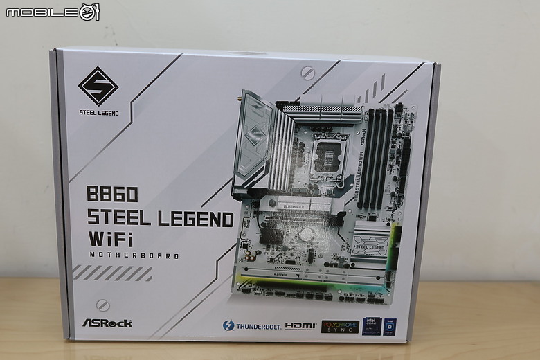 點我看大圖 高階用料美型白色 B860 Steel Legend WiFi 鋼鐵傳奇
