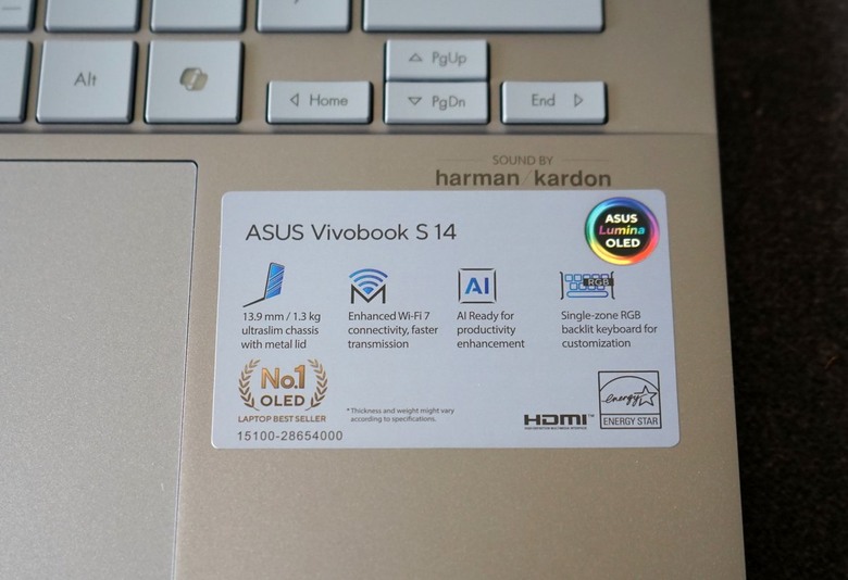 長效藍色小精靈 ASUS Vivobook S14 S5406SA 開箱