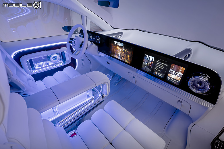 【2025上海車展】Mercedes-Benz推出Vision V豪華MPV概念車,大膽設計融入奢華空間,未來將以VLE、VLS問世!