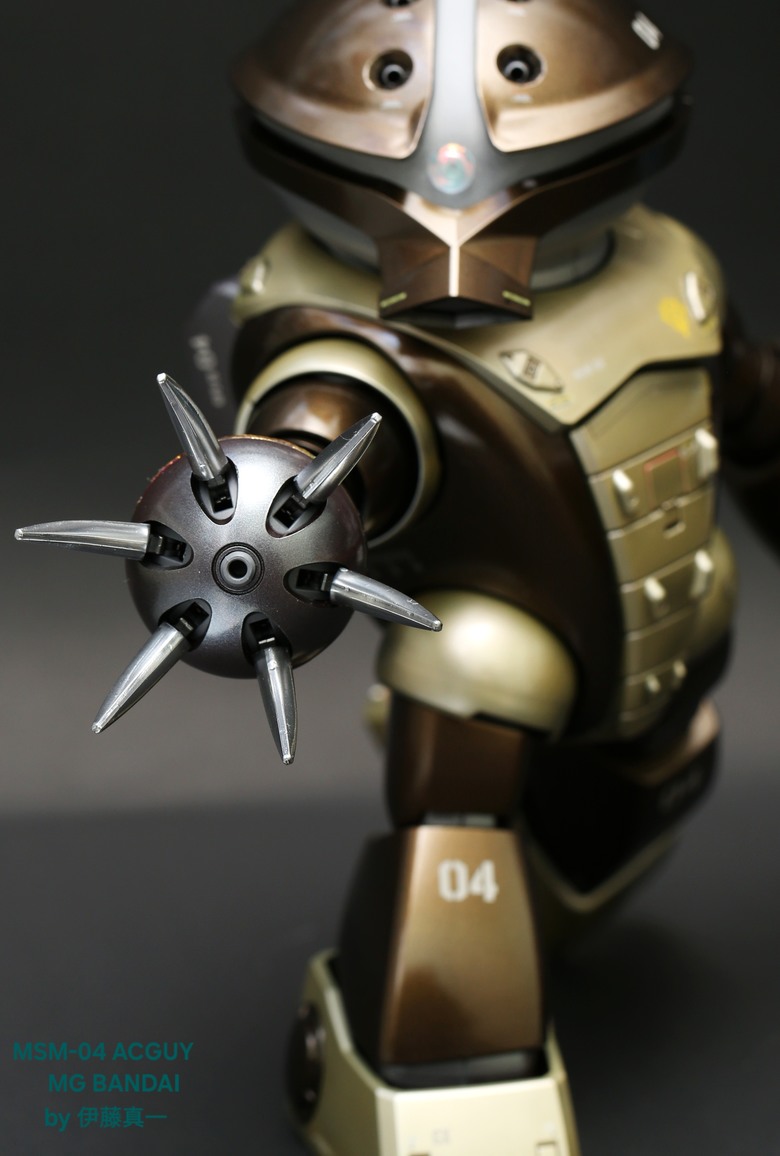 〔模型樣品製作〕BANDAI MG MSM-04 ACGUY 阿凱