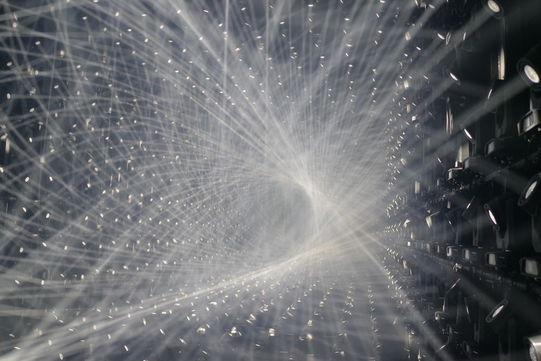 teamLab Borderless Light sculptures