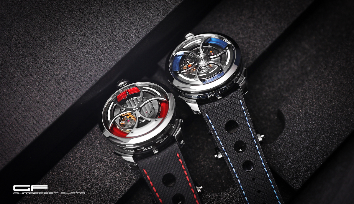 --雙斧合璧-- MB&F M.A.D.1S/ M.A.D.1紅藍同場開箱分享