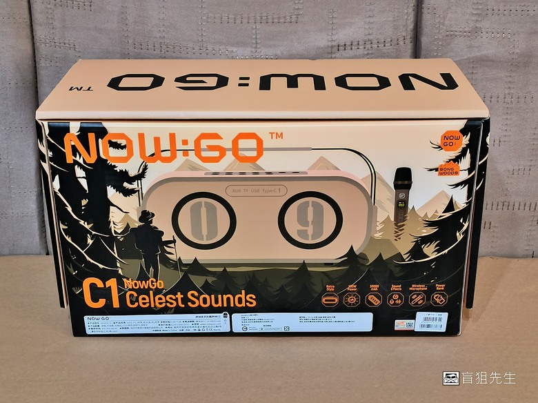 【盲狙先生傳92】NOW:GO C1 | 支援直播內錄,最長續航20小時!!100瓦RMS可以手提帶著走的派對喇叭!!