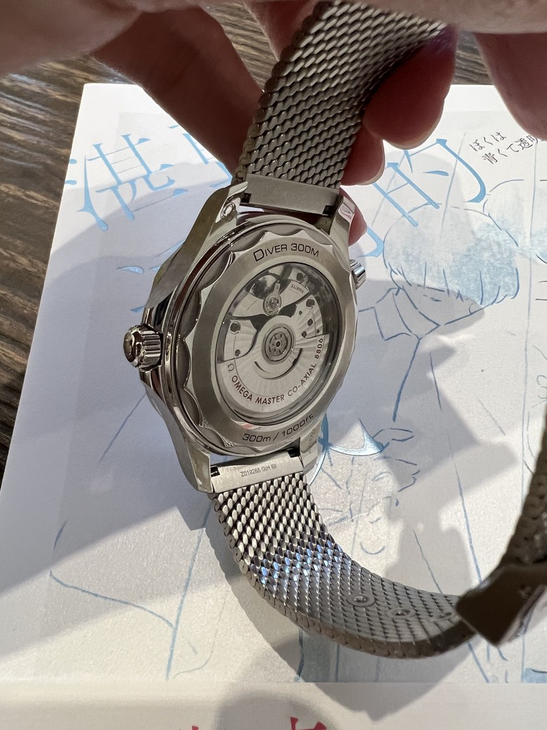 開箱分享 銀灰不鏽鋼面盤Seamaster 300海馬，醜帥的代表