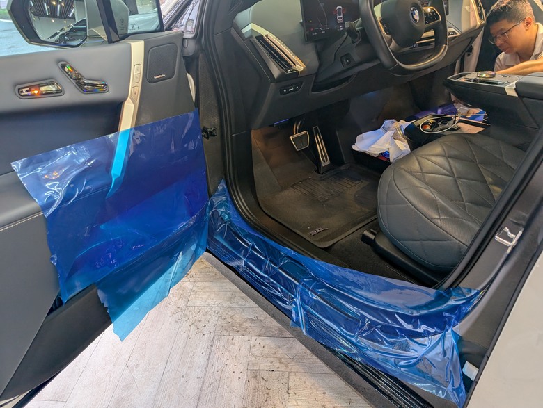 BMW IX PIONEER 電動車防火毯施工分享