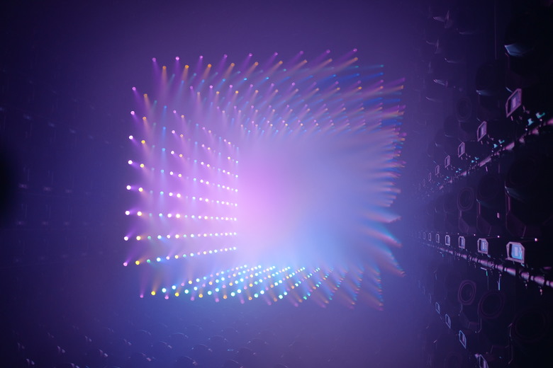 teamLab Borderless Light sculptures