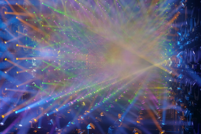 teamLab Borderless Light sculptures